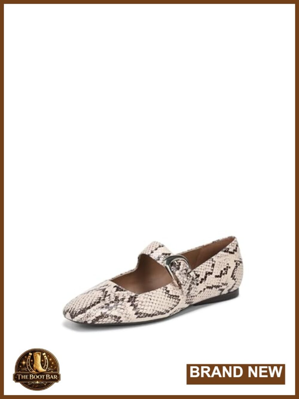 Mary Jane Ballet Flat Square Toe Buckle Comfort Shoe